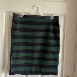 Kenneth Cole Striped Pencil Skirt